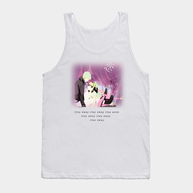 Evol X Love ''STAY AWAY'' V2 Tank Top by riventis66